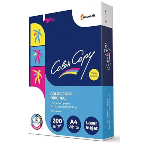 Papier ksero LASER COLOR COPY A4 - 200 g/m2 - 1 ryza.